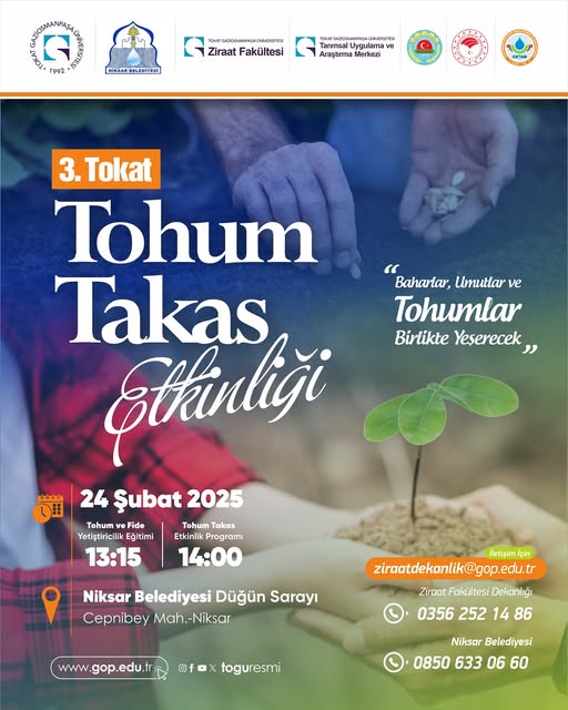 3. Tokat Tohum Takas Etkinliği