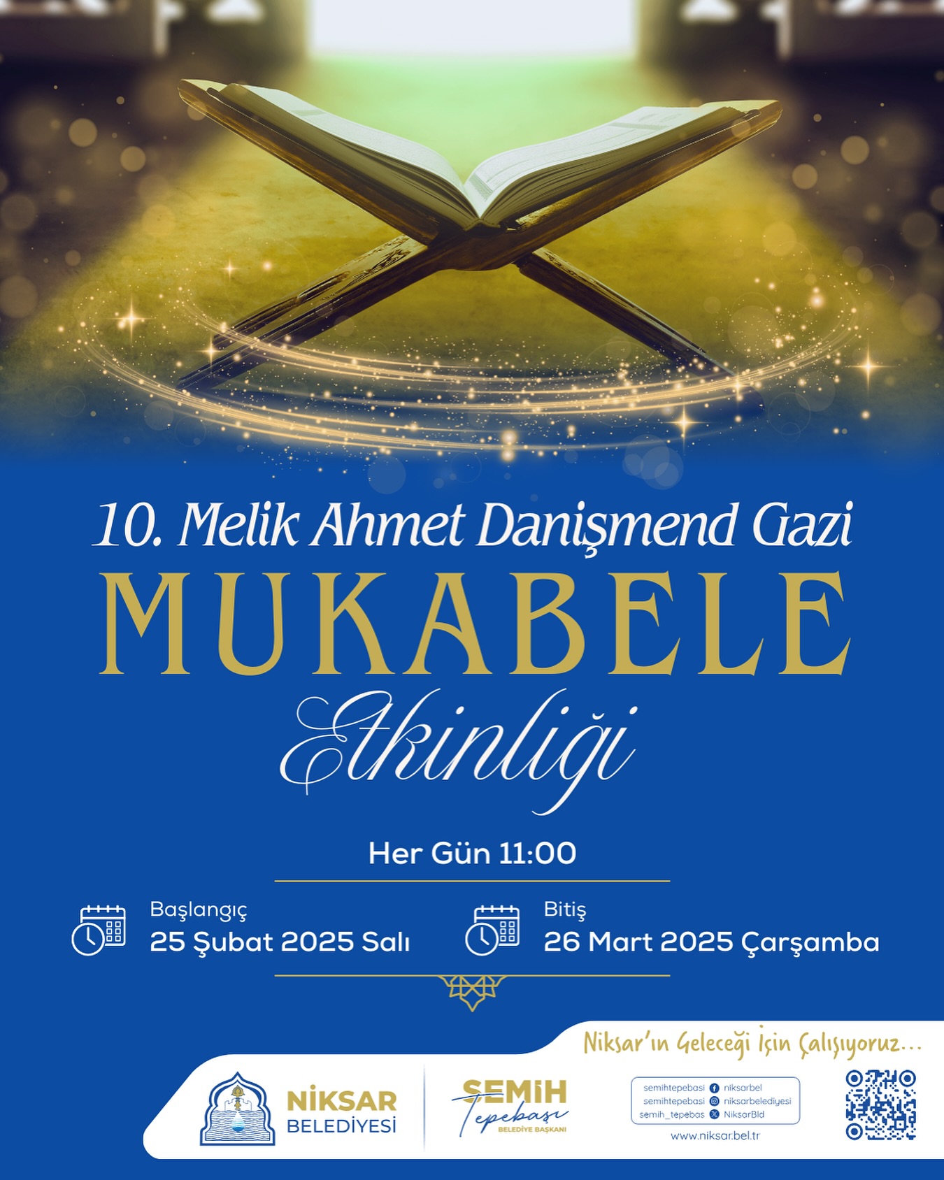 Melik Ahmet Danişmend Gazi Mukabele Etkinliği